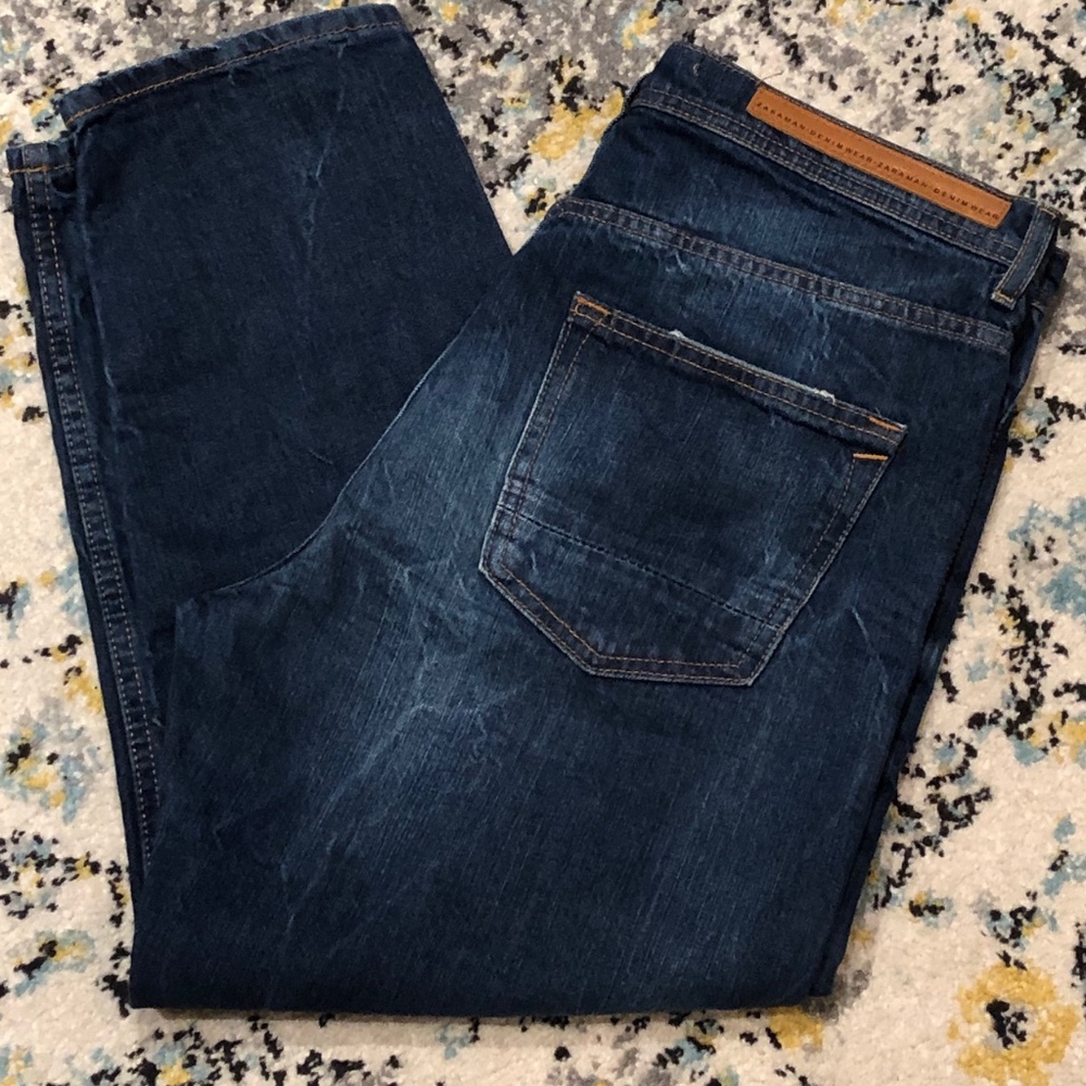 ZaraMan Button Fly Jeans. 32 (actual 36") x 24.5"